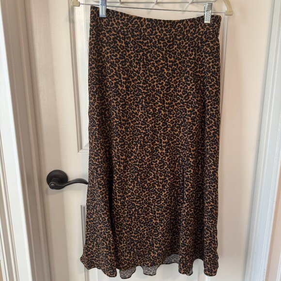 Sezane Leopard Print Skirt - Picture 3 of 6